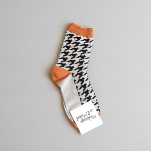 Women Funky Checkered Socks